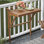 Jceon Rectangular Acacia Solid Wood Yes Outdoor Balcony Table , 17 " W 27 " D