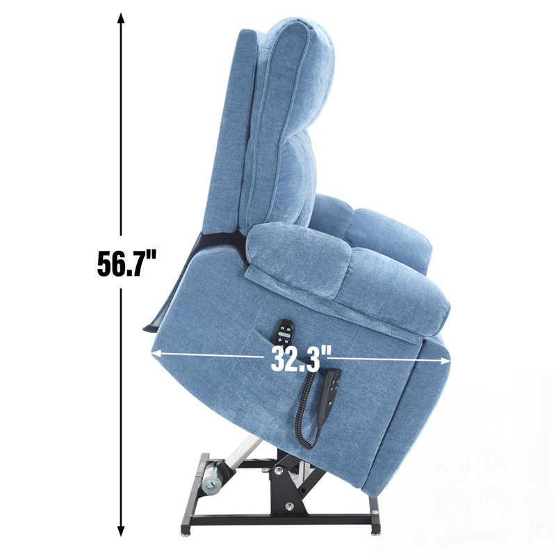 Fauteuil inclinable Power Lift, Bleu