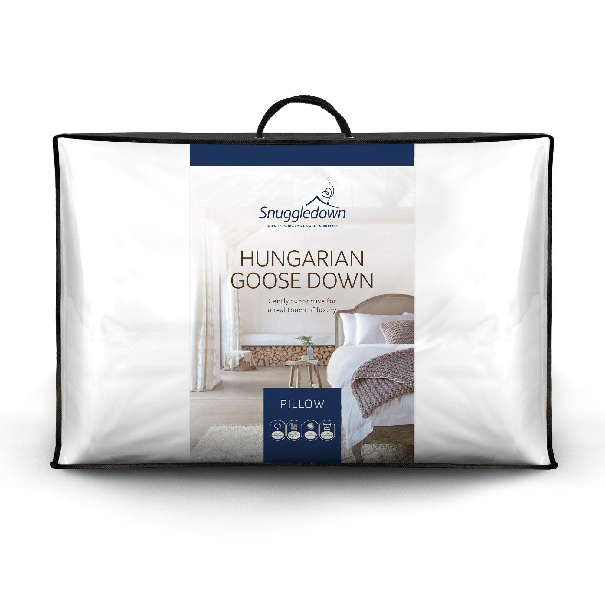 Silentnight hungarian store goose down pillow