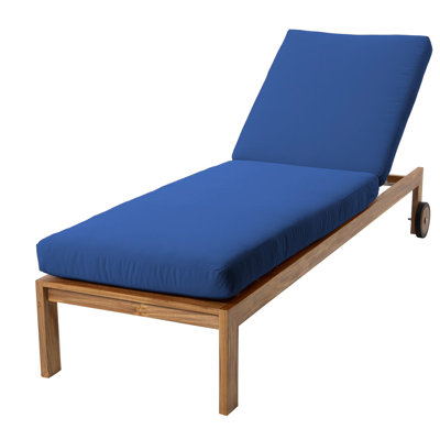 Chaise longue d'extérieur en teck Uvita