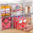 2 Pack Large Stackable Storage Drawers,Clear Acrylic Drawer Organizers With Handles, Easily Assemble For Bathroom,Kitchen Undersink,Cabinet,Closet,Makeup,Pantry Organization And Storage