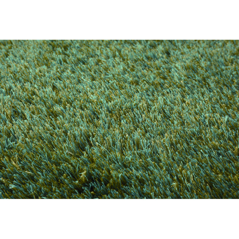 New Glamour Hand Tufted Green Rug, Rectangle 200 x 300cm