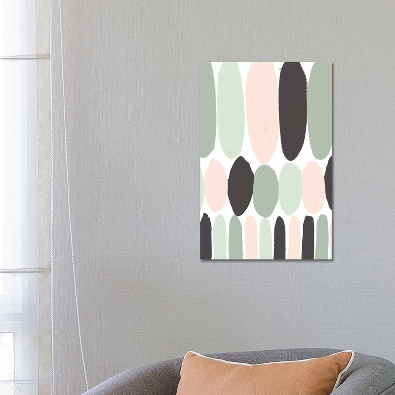 Pastel Pattern by Lanie Loreth - Painting on Canvas, Wrapped Canvas, 66.04cm H x 45.72cm W x 3.81cm D