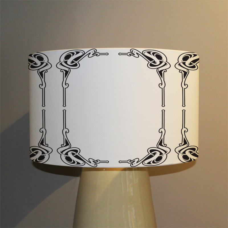 Drum Cotton Lamp Shade ( Uno ), 22cm H x 25cm W x 25cm D