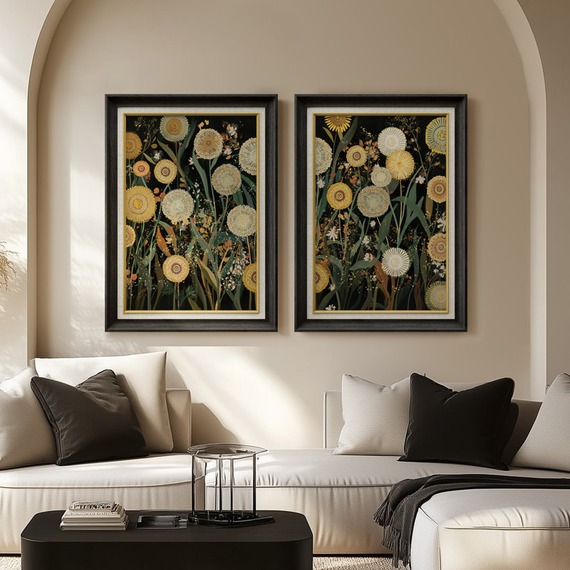 Floral Meadow Bold Boldical, Noir