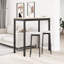 Solid Wood Top Metal Base Dining Table-41328927-41328899-41328898