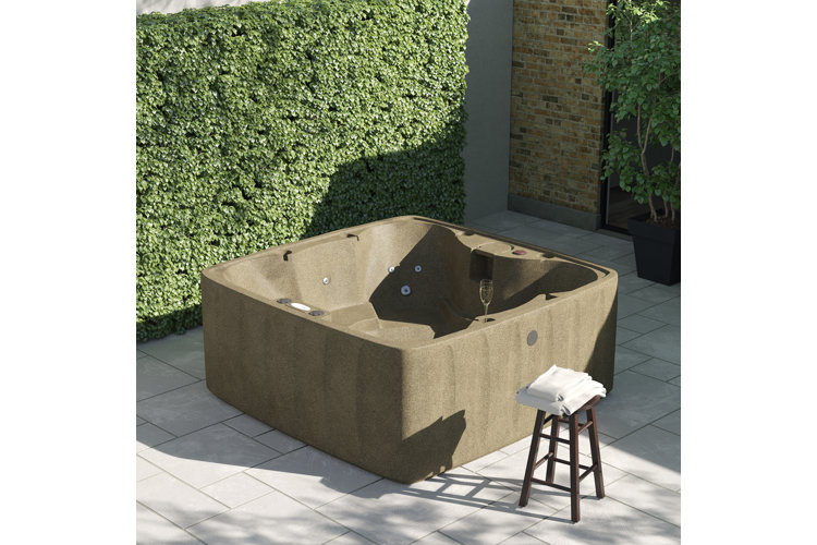 Elite 600 6-Person 29-Jet Plug and Play Hot Tub with Ozone and LED Waterfall