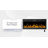 Shelburne Wall Mounted Electric Fireplace - Recessed Fireplace with Front Vent-1367050031