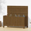 Ebern Designs Liggitt 115cm W 210L Water Resistant Pine Solid Wood Deck Box-435468150