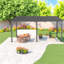 Pavillons et abris de jardin en acier durable (doit inclure le cadre), pavillon de jardin moderne