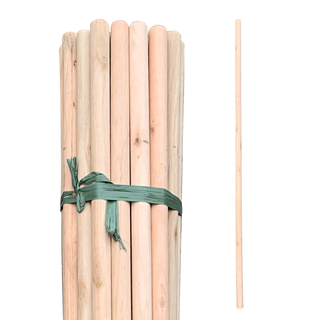 Wooden Handles (Pack of 25) 120cm Universal Replacement Broom & Mop Poles