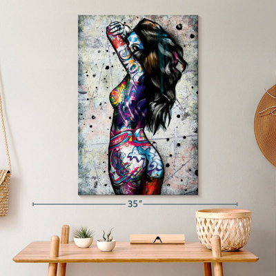 Body Art Canvas Print