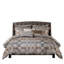 Ensemble d'édredon surdimensionné jacquard taupe-117539095
