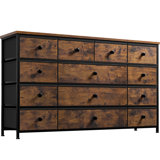 Abdulfatah Dresser TV Stand with 13 Drawer Dresser for Bedroom