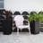 Finley 25-in Recycled Plastic Indoor/Outdoor Square Tapered Vertical Planter Bundle-38778860