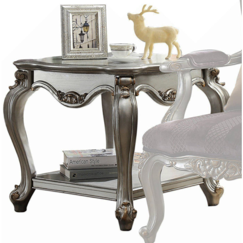 Table de bout Dashyra, Argent argent