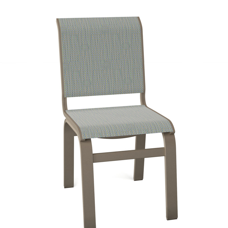 Chaise d'appoint de salle à manger Hiraku, Blanc texturé, Baja