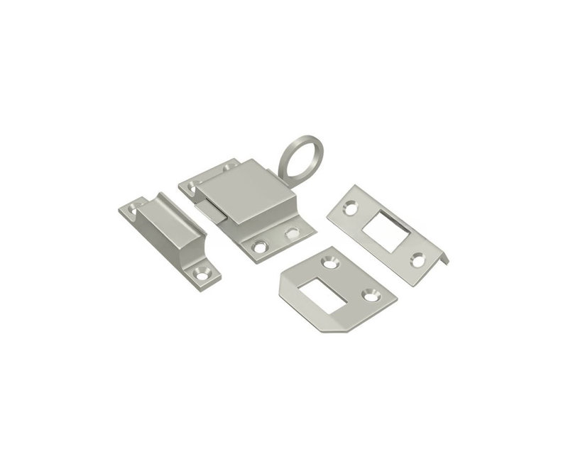 Brass Shutter / Door Accessory, Brushed Nickel