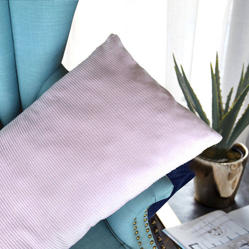 Rectangular Pillow Cover, Soft Pink