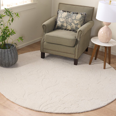 Blossom Hand Tufted Wool; Cotton Floral Indoor Rug