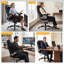 Fauteuil de direction ergonomique avec accoudoirs rabattables