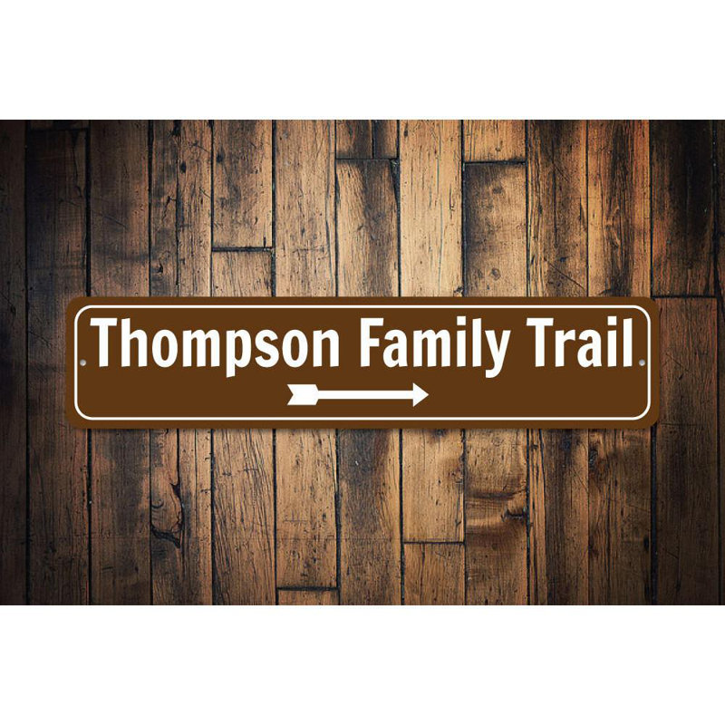 Panneau Trail, H 4 po x l 18 po x P 0,04 po