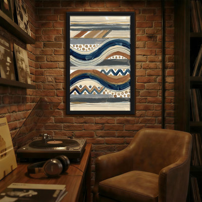 Abstract Abstract Waves Stripes Dots Zigzag Patterns