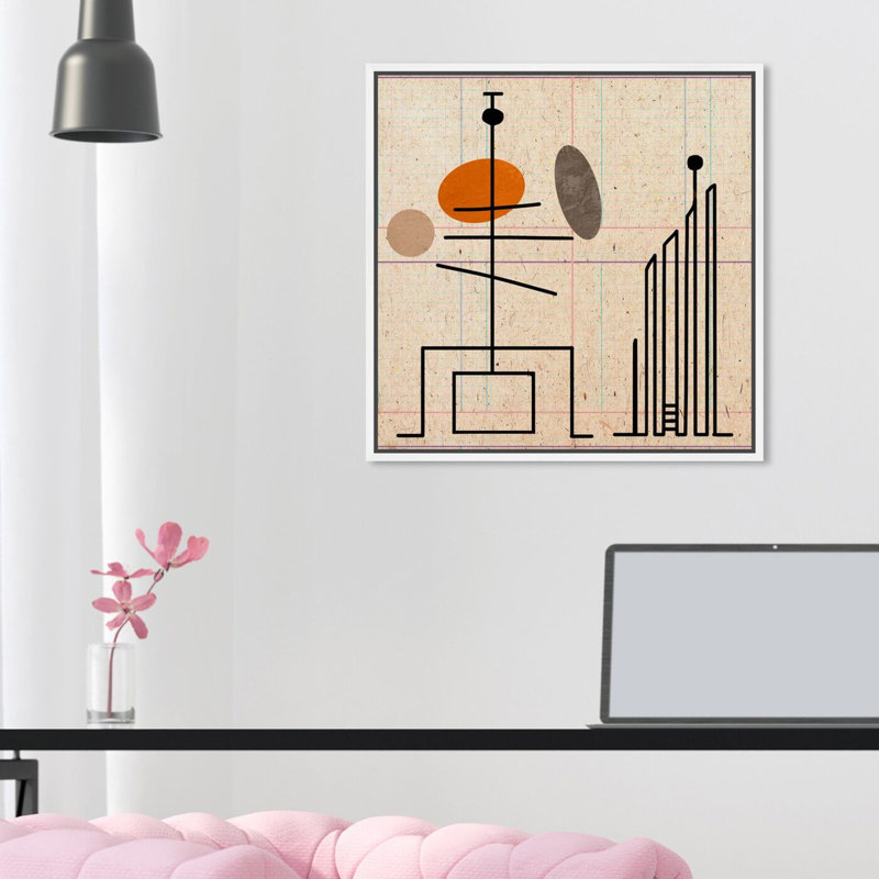 Malabares - cadre flottant, impression sur toile, Toile avec cadre blanc, H 40 po x l 40 po