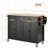Versatile Kitchen Island Cart with Multiple Storage Options and Mobility-649912901