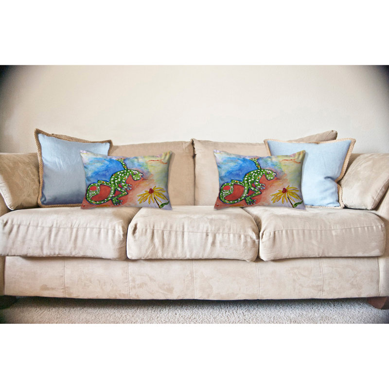  Coussin lombaire intérieur / extérieur Gecko, 16 po x 20 po
