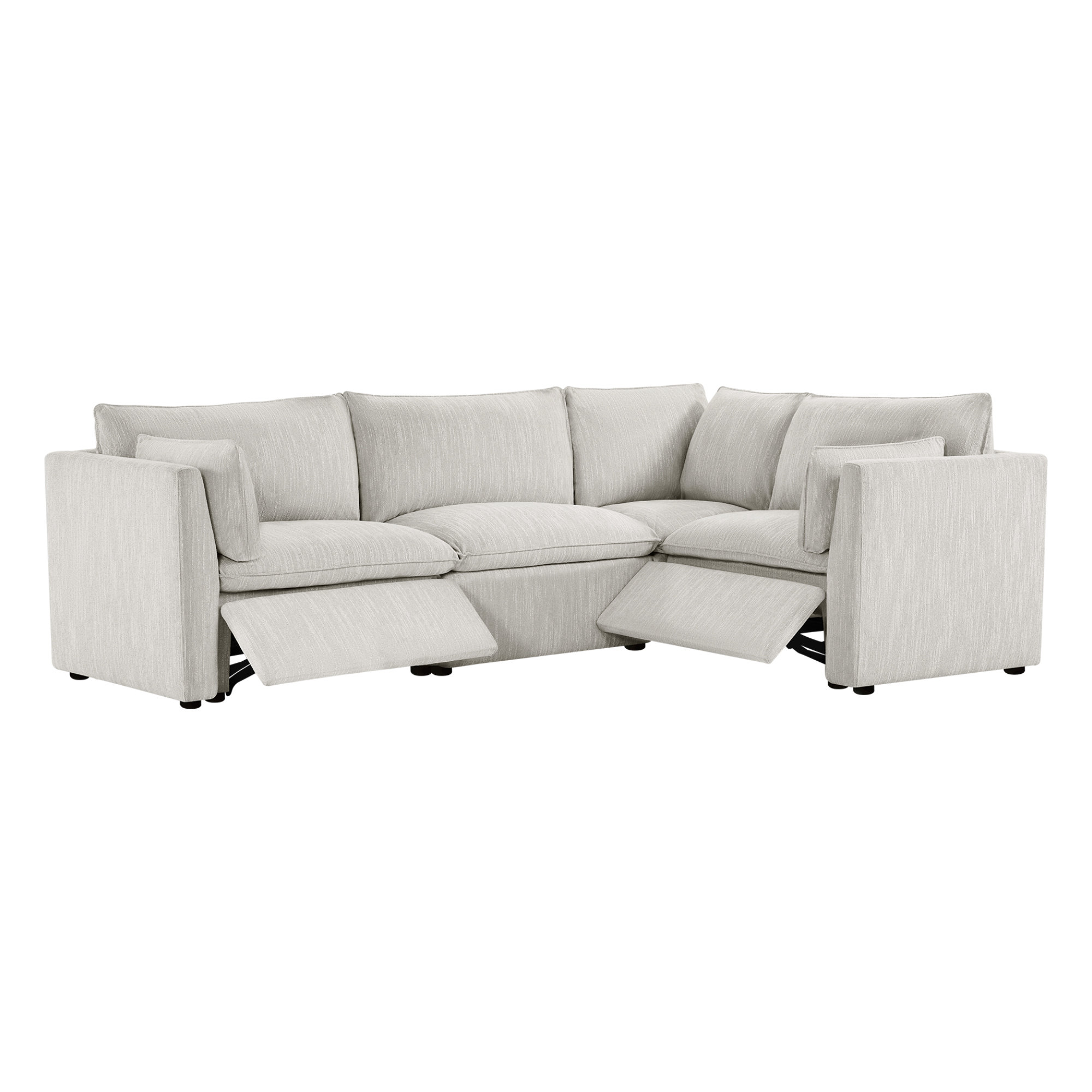 Latitude Run® Modular Power Sectional With Ottoman & Reviews | Wayfair