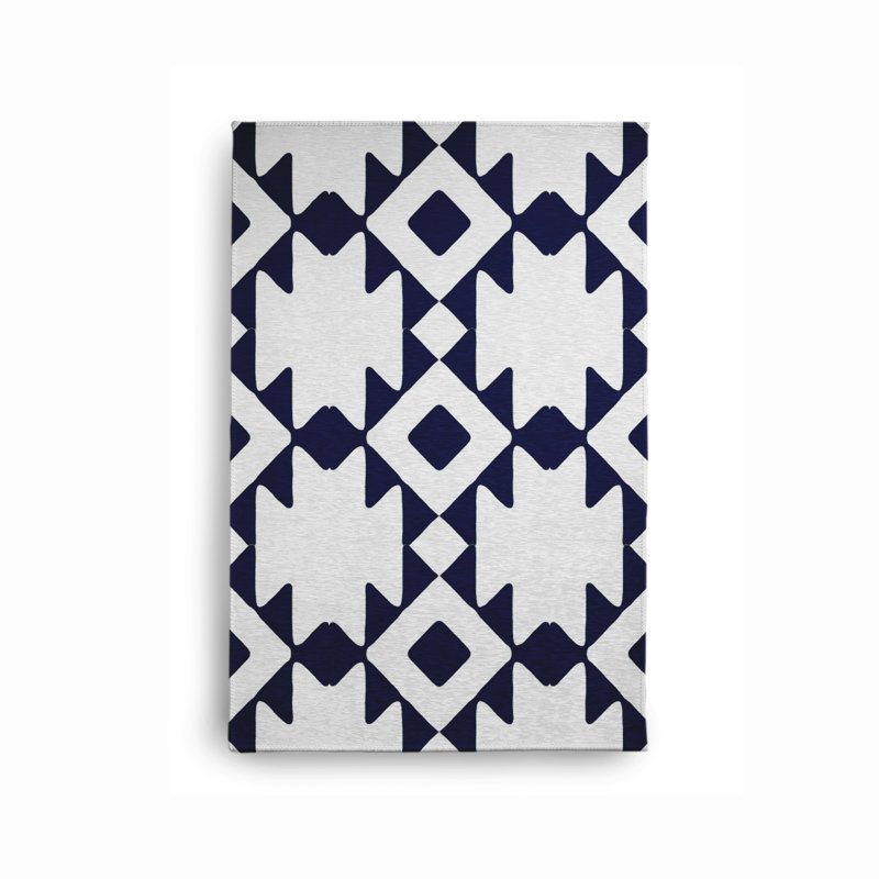 Chenille Geometric Indoor Rug, Rectangle 3' x 5'