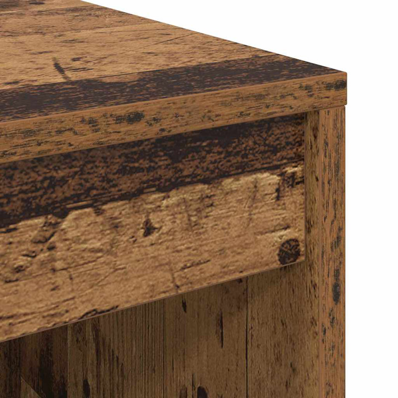 Desk 76 Cm Engineered Wood, Old Wood, 76 cm H x 60 cm W x 50 cm D