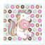 Adhésif décoratif beigne licorne-47483445-47848814