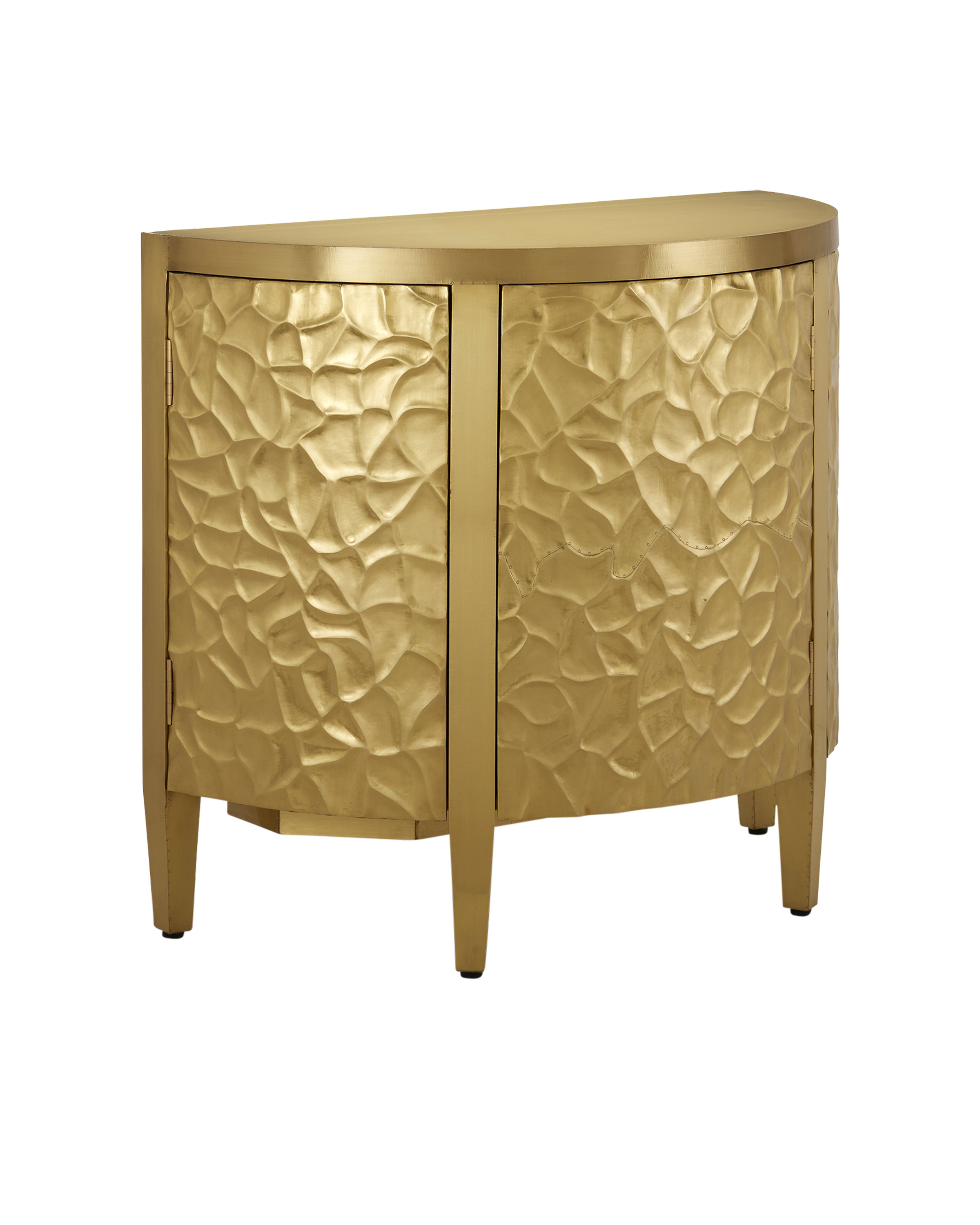 Currey & Company Auden 3 - Door Half-Circle Accent Cabinet | Wayfair