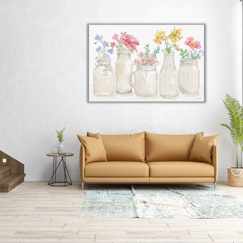 Peaceful Petals I - reproduction d'art sur toile, H 20 po x l 30 po