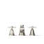 Pinstripe® Pure Deck-Mount Bath Faucet Trim for High-Flow Valve with Cross Handles, Valve Not Included-1683096951