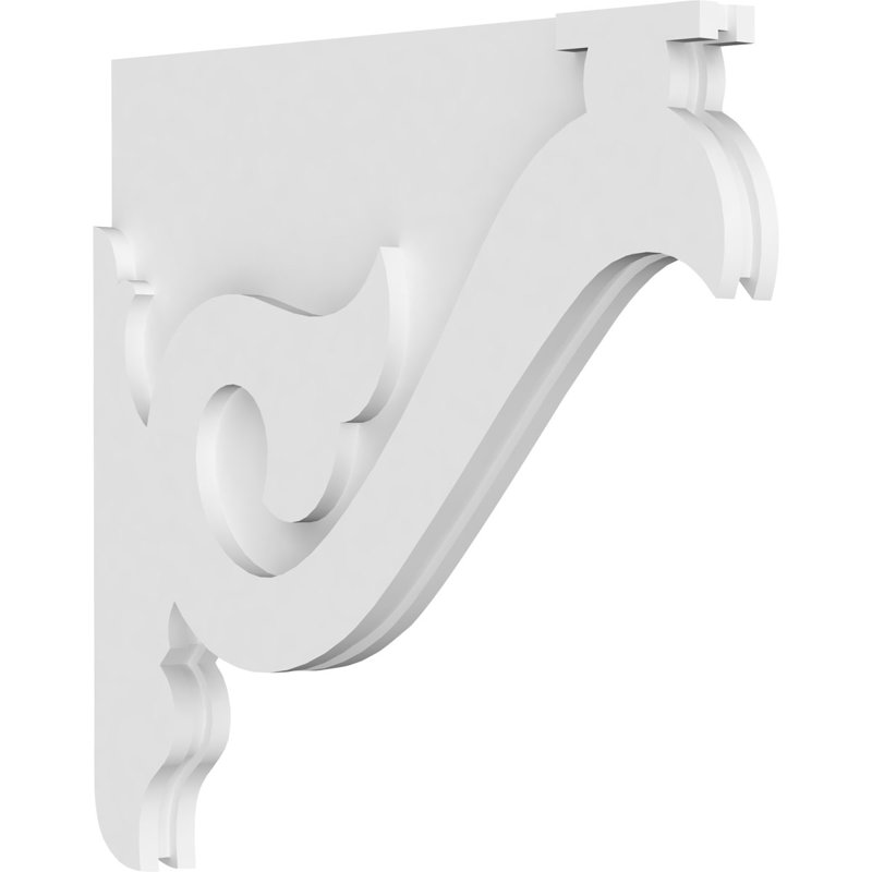 1 7/8"W X 20"D X 20"H Florence Architectural Grade PVC Corbel, 20" H x 20" W x 1.875" D