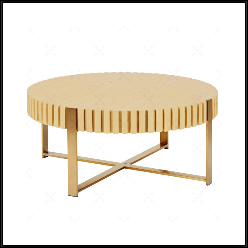 Table basse moderne Modern Handcraft, Bois de frêne naturel