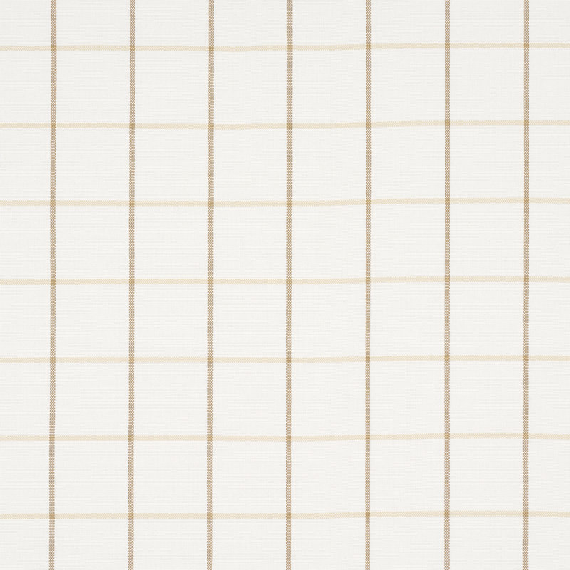 Schumacher x Mark D. Sikes Frannie Windowpane Fabric, Neutral