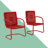 Bates 2PC Retro Outdoor Chair Set-1837579936