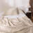 Solayne 100% Washed Cotton Duvet Cover Set with Faux Hemp Texture, Solid Color, Zipper Closure and Corner Ties-111685168-111685183