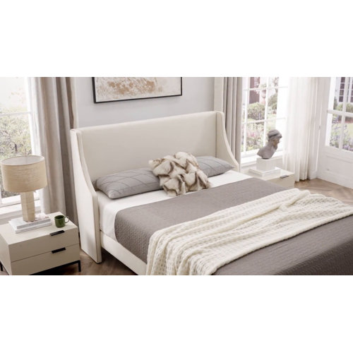 Mercer41 Melaya Upholstered Bed & Reviews - Wayfair Canada