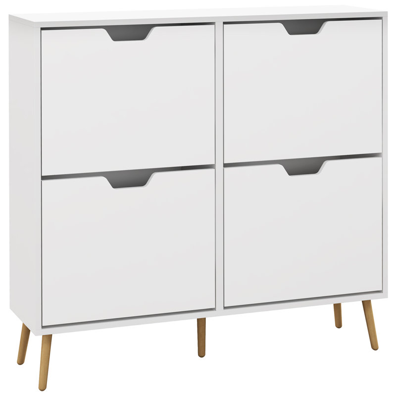 16 Pair Flip Down Shoe Storage