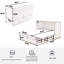 Lit armoire avec lit de rangement-1387450463