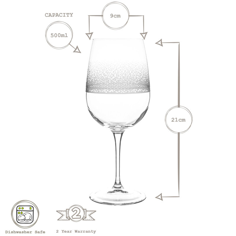 Inventa Red Wine Glasses - 500ml, 12