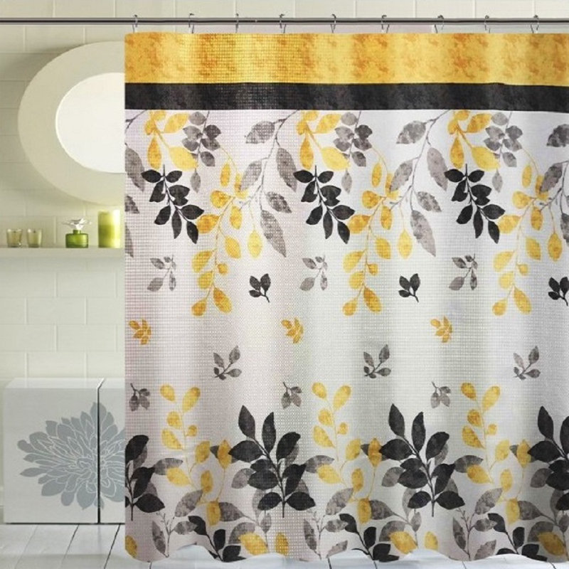BuckardyWell Floral Shower Curtain