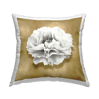 Stupell Industries Peony on Glam Decorative Printed Throw Pillow by Caroline Kelly