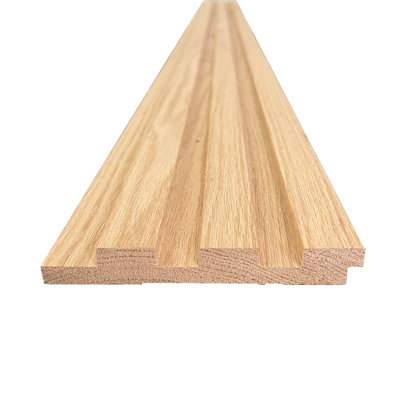 Panneaux muraux à lattes de bois