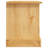vidaXL TV Stand/ TV Table with Grommet, Mexican Pine Corona Range